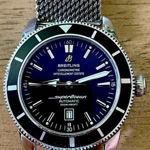 A17320 Breitling Superocean 46mm, Black Dial/Bezel